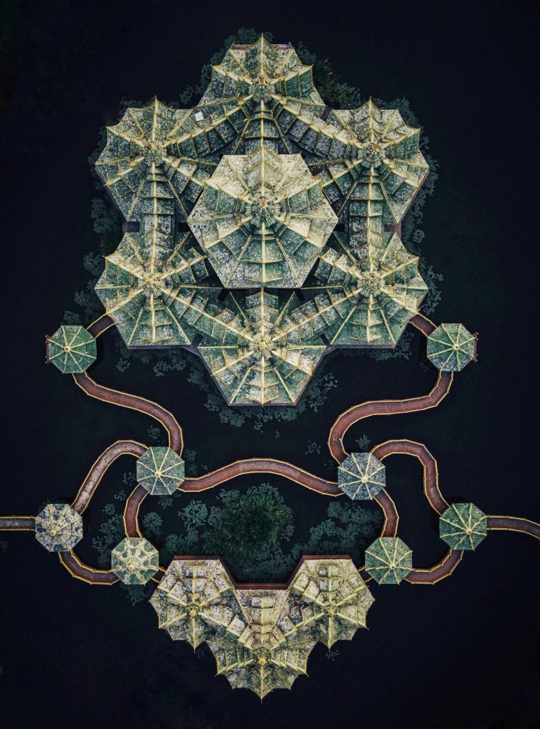 gold and silver cross pendant